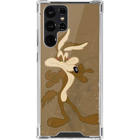 Looney Tunes Wile E Coyote Double Galaxy S22 Ultra Clear Case