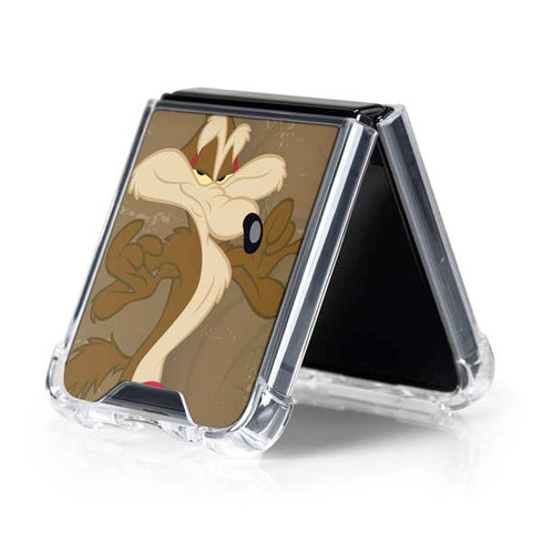 Looney Tunes Wile E Coyote Double Galaxy Z Flip5 5G Clear Case