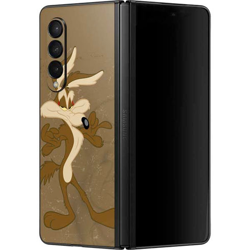 Looney Tunes Wile E Coyote Double Galaxy Z Fold3 5G Skin