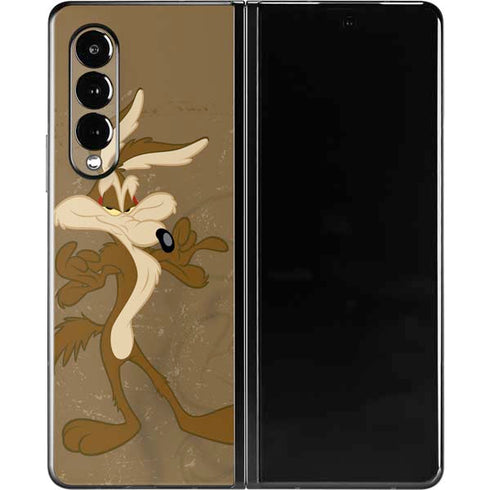 Looney Tunes Wile E Coyote Double Galaxy Z Fold3 5G Skin