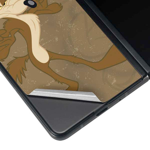 Looney Tunes Wile E Coyote Double Galaxy Z Fold3 5G Skin