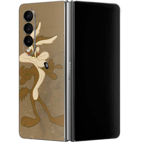 Looney Tunes Wile E Coyote Double Galaxy Z Fold4 5G Skin