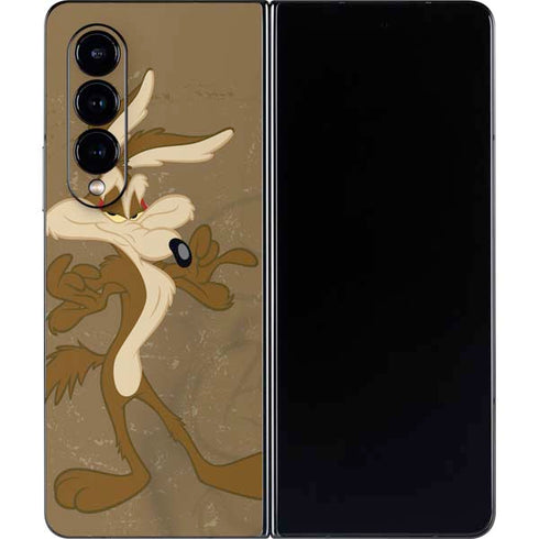 Looney Tunes Wile E Coyote Double Galaxy Z Fold4 5G Skin