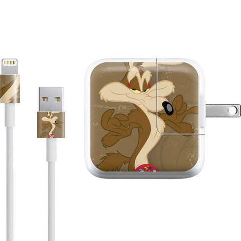 Looney Tunes Wile E Coyote Double iPad Charger (10W USB) Skin