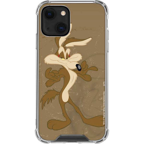 Looney Tunes Wile E Coyote Double iPhone 14 Plus Clear Case
