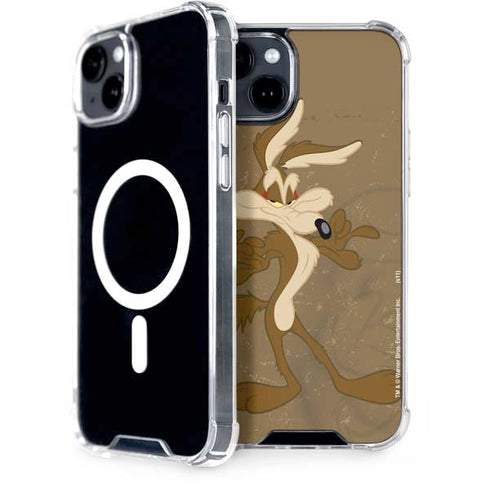 Looney Tunes Wile E Coyote Double iPhone 15 Plus MagSafe Case