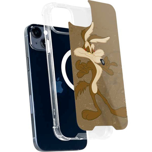Looney Tunes Wile E Coyote Double iPhone 14 Plus MagSafe Case