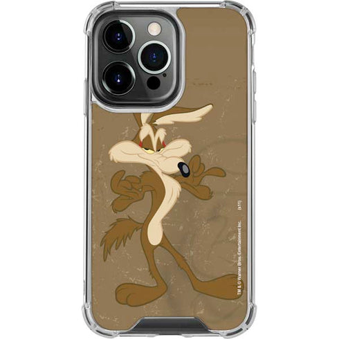 Looney Tunes Wile E Coyote Double iPhone 14 Pro Clear Case