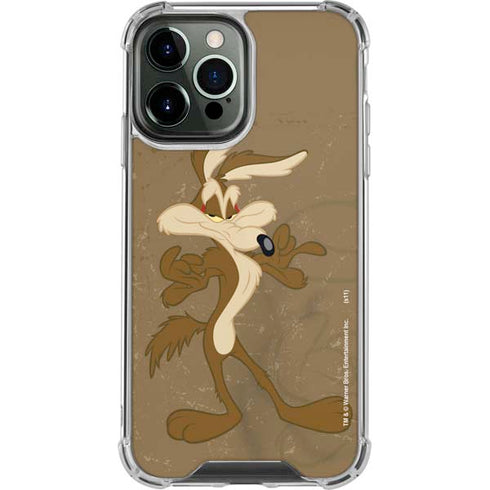 Looney Tunes Wile E Coyote Double iPhone 14 Pro Max Clear Case
