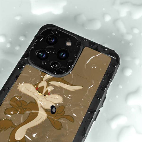 Looney Tunes Wile E Coyote Double iPhone 14 Pro Max Waterproof Case