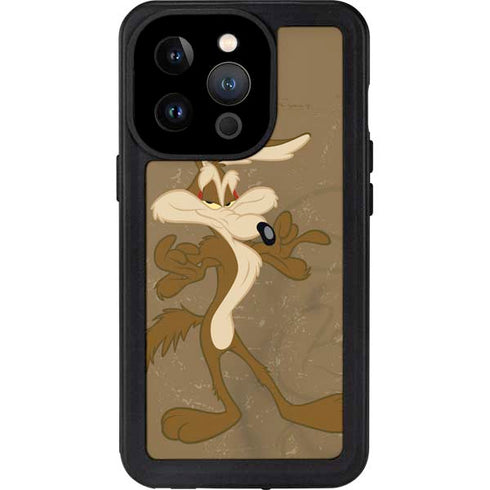Looney Tunes Wile E Coyote Double iPhone 14 Pro Waterproof Case
