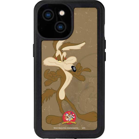 Looney Tunes Wile E Coyote Double iPhone 15 Waterproof Case