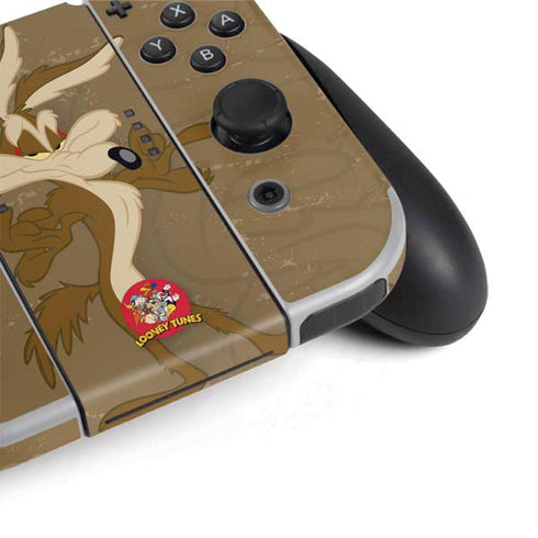 Looney Tunes Wile E Coyote Double Nintendo Switch OLED (2021) Skin
