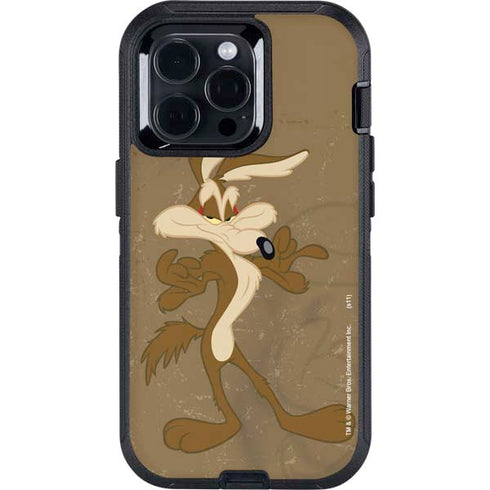 Looney Tunes Wile E Coyote Double Otterbox Defender iPhone Skin
