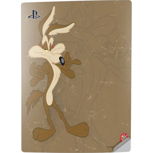 Looney Tunes Wile E Coyote Double PS5 Digital Edition Console Skin