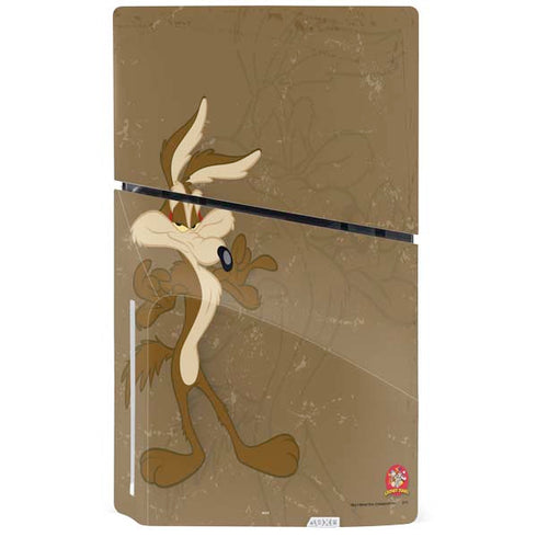 Looney Tunes Wile E Coyote Double PS5 Slim Disk Bundle Skin