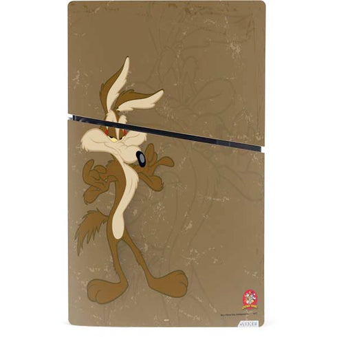Looney Tunes Wile E Coyote Double PS5 Slim Digital Edition Bundle Skin