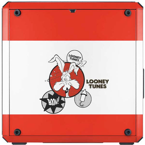 Looney Tunes Wile E Coyote Red Stripes Cooler Master MasterBox Q300L Mini Tower Skin