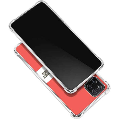 Looney Tunes Wile E Coyote Red Stripes Galaxy A12 Clear Case