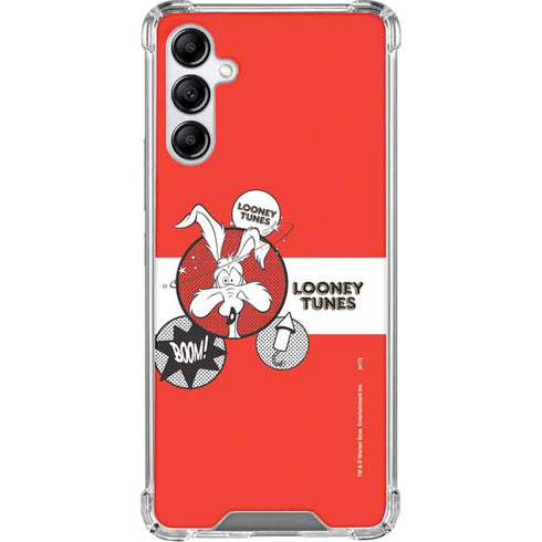 Looney Tunes Wile E Coyote Red Stripes Galaxy A15 5G Clear Case