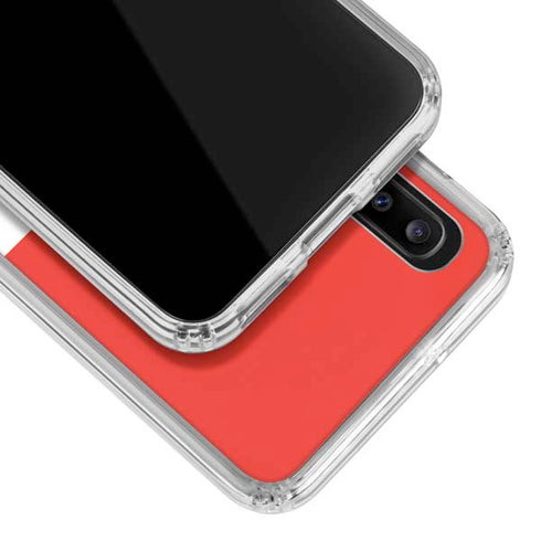 Looney Tunes Wile E Coyote Red Stripes Galaxy A30 Clear Case