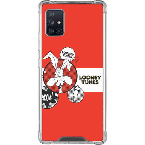 Looney Tunes Wile E Coyote Red Stripes Galaxy A51 5G Clear Case