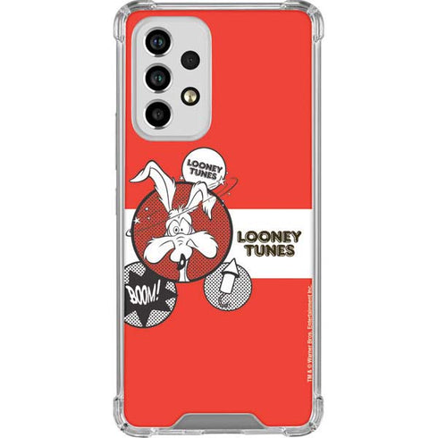 Looney Tunes Wile E Coyote Red Stripes Galaxy A53 5G Clear Case