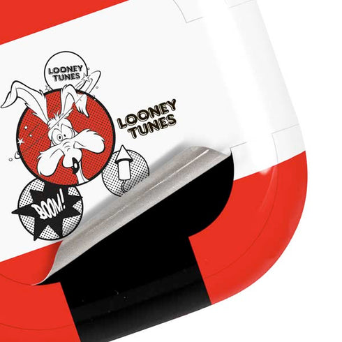 Looney Tunes Wile E Coyote Red Stripes Galaxy Buds Pro Skin
