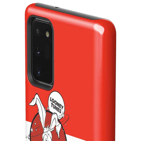 Looney Tunes Wile E Coyote Red Stripes Galaxy Note20 5G Pro Case