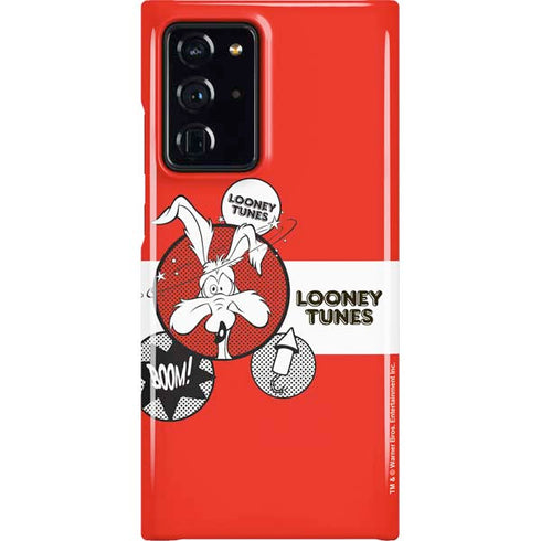 Looney Tunes Wile E Coyote Red Stripes Galaxy Note20 Ultra 5G Lite Case