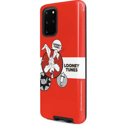 Looney Tunes Wile E Coyote Red Stripes Galaxy S20 Plus Pro Case