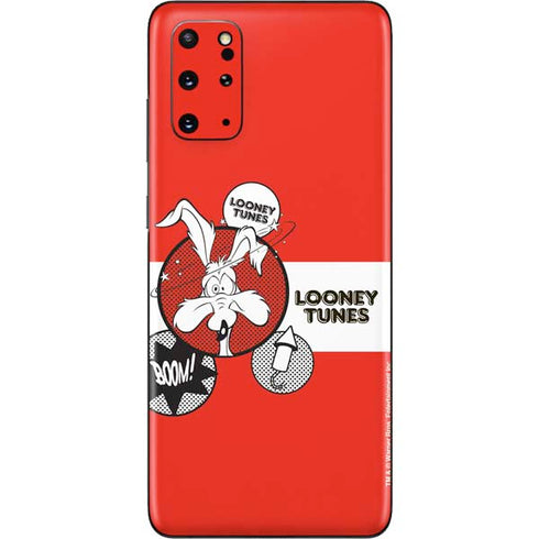 Looney Tunes Wile E Coyote Red Stripes Galaxy S20 Plus Skin