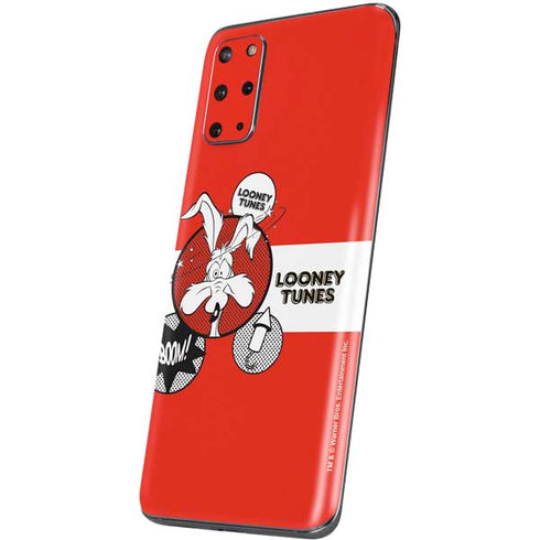 Looney Tunes Wile E Coyote Red Stripes Galaxy S20 Plus Skin