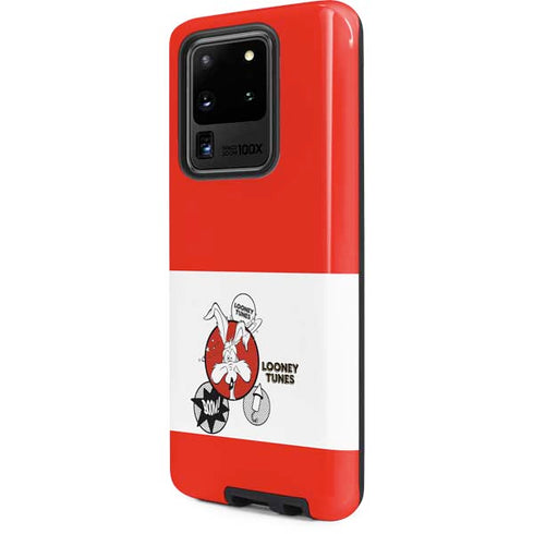 Looney Tunes Wile E Coyote Red Stripes Galaxy S20 Ultra 5G Pro Case