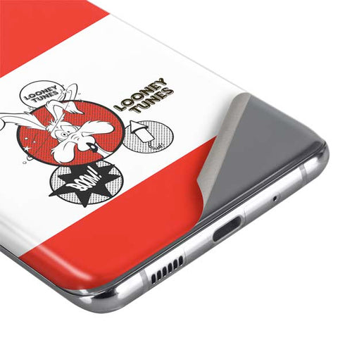 Looney Tunes Wile E Coyote Red Stripes Galaxy S20 Ultra 5G Skin