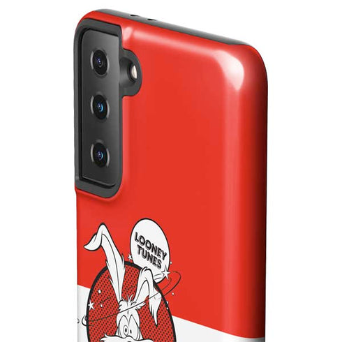 Looney Tunes Wile E Coyote Red Stripes Galaxy S21 Plus 5G Pro Case