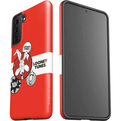 Looney Tunes Wile E Coyote Red Stripes Galaxy S21 Plus 5G Pro Case