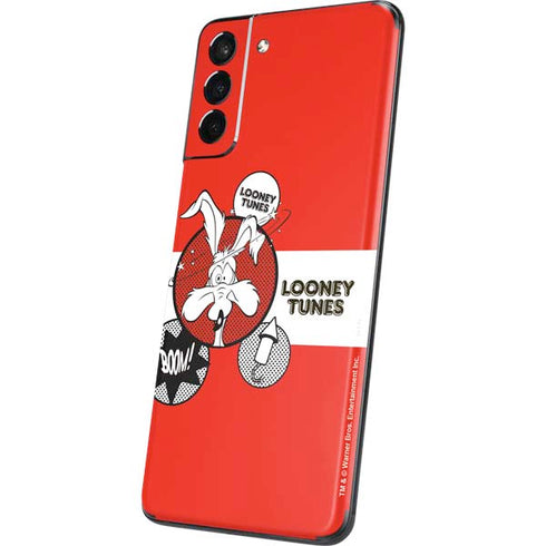 Looney Tunes Wile E Coyote Red Stripes Galaxy S21 Plus 5G Skin