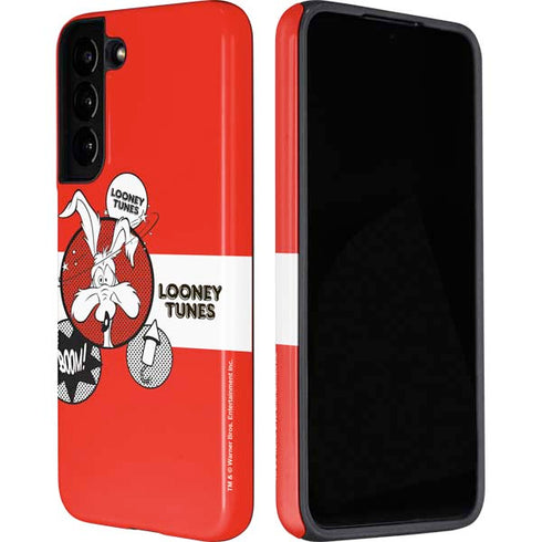 Looney Tunes Wile E Coyote Red Stripes Galaxy S22 Plus Pro Case