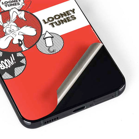 Looney Tunes Wile E Coyote Red Stripes Galaxy S22 Plus Skin