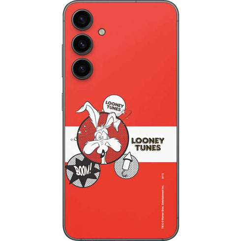 Looney Tunes Wile E Coyote Red Stripes Galaxy S23 FE Skin