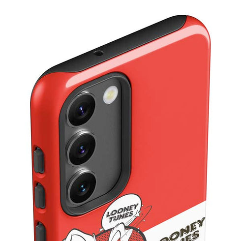 Looney Tunes Wile E Coyote Red Stripes Galaxy S23 Plus Pro Case