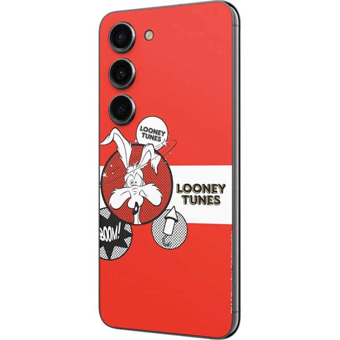 Looney Tunes Wile E Coyote Red Stripes Galaxy S23 Skin