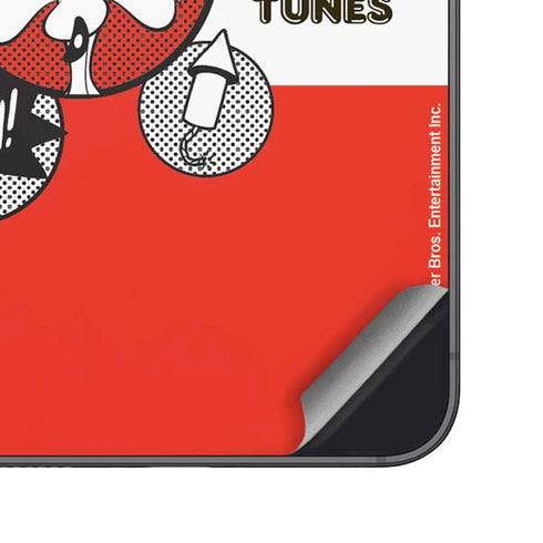 Looney Tunes Wile E Coyote Red Stripes Galaxy S23 Skin