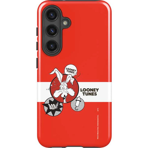 Looney Tunes Wile E Coyote Red Stripes Galaxy S24 Impact Case