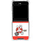 Looney Tunes Wile E Coyote Red Stripes Galaxy Z Flip5 5G Clear Case