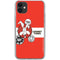 Looney Tunes Wile E Coyote Red Stripes iPhone 11 Clear Case