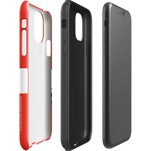 Looney Tunes Wile E Coyote Red Stripes iPhone 11 Impact Case