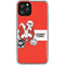Looney Tunes Wile E Coyote Red Stripes iPhone 11 Pro Clear Case