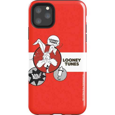 Looney Tunes Wile E Coyote Red Stripes iPhone 11 Pro Max Impact Case
